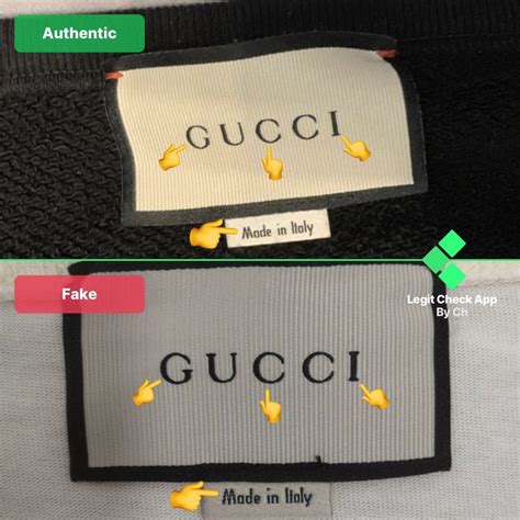 gucci bag tag real vs fake|authentic Gucci tags.